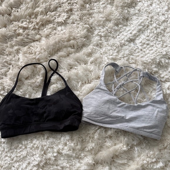 lululemon athletica Other - Lululemon Black and Gray Sports Bras